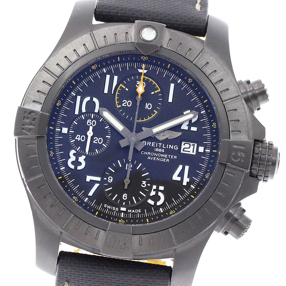 BREITLING V13317 Avenger Chronograph 45 Night Mission Automatic Men's Watch with Warranty