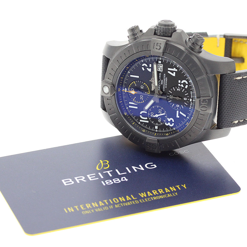 BREITLING V13317 Avenger Chronograph 45 Night Mission Automatic Men's Watch with Warranty
