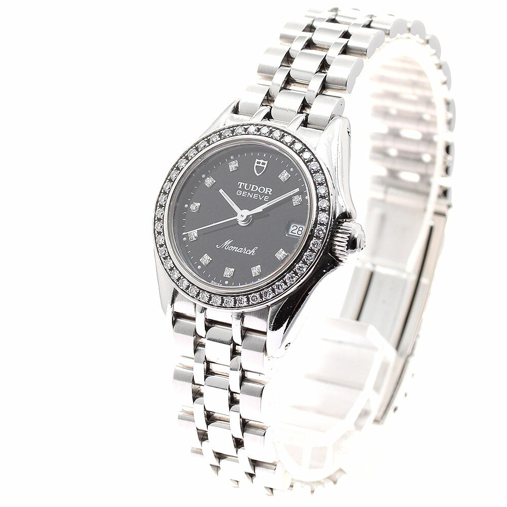 TUDOR 15810 Monarch Diamond Bezel 10P Diamond Quartz Women's Watch