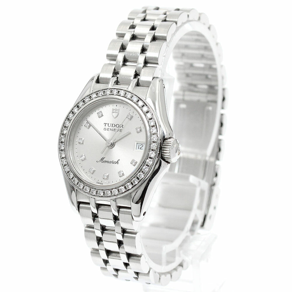 TUDOR 15810 Monarch Diamond Bezel 10P Diamond Quartz Women's Watch