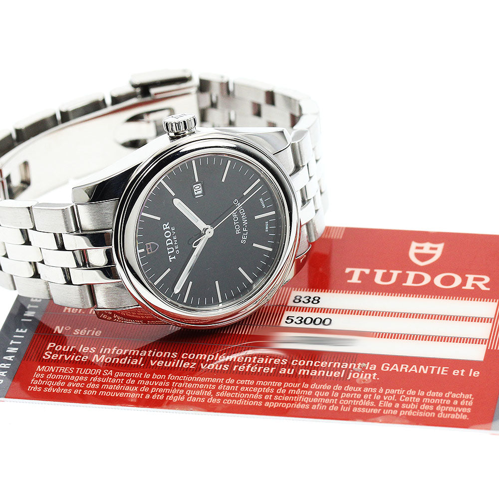 TUDOR 53000 Glamour Date Automatic Boys' Watch Excellent Condition with Warranty.
