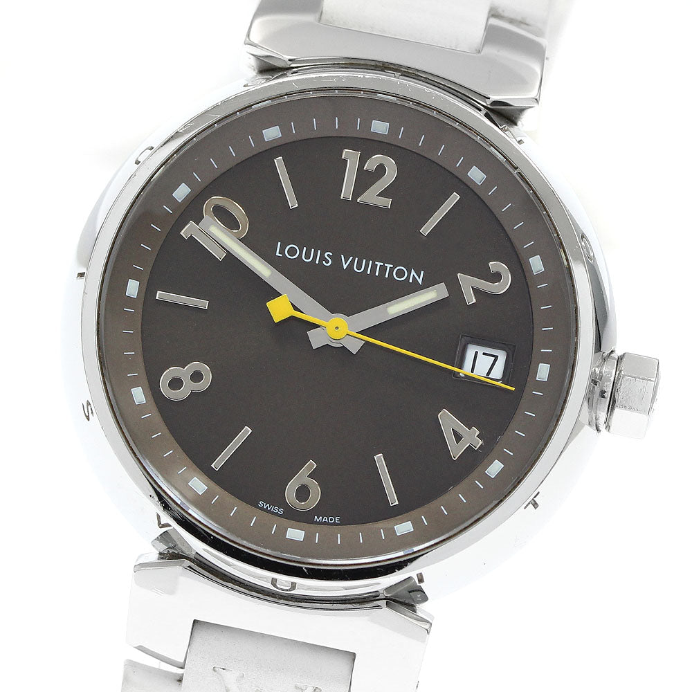 LOUIS VUITTON Q1311 Tambour Date Quartz Ladies Watch