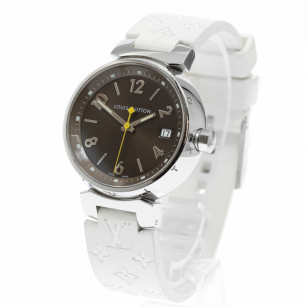 LOUIS VUITTON Q1311 Tambour Date Quartz Ladies Watch