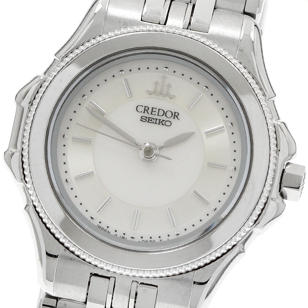 SEIKO 4J81-0A30 Credor Quartz Ladies Watch