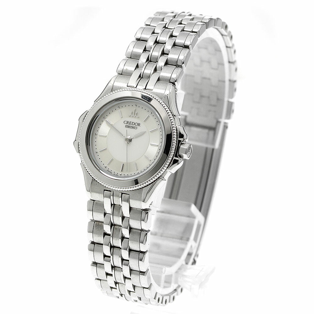 SEIKO 4J81-0A30 Credor Quartz Ladies Watch