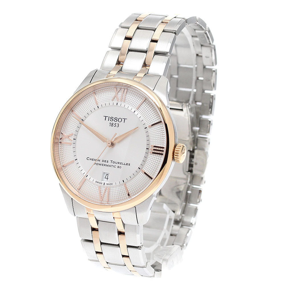 TISSOT T139.407.22.038.00 Chemin des Tourelles Date Automatic Men's Watch Excellent Condition with Box
