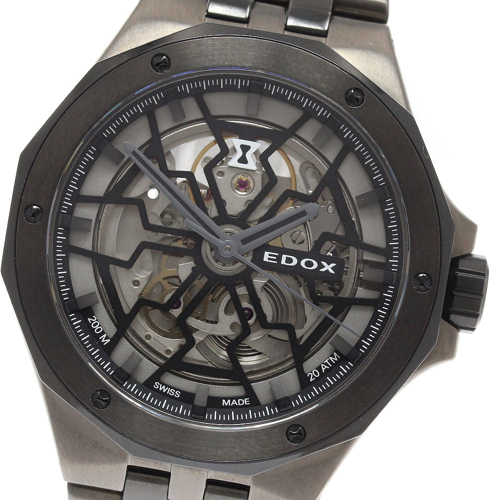 EDOX 85303 Delfin Mechano Automatic Men's Watch Excellent Condition with Warranty Card
