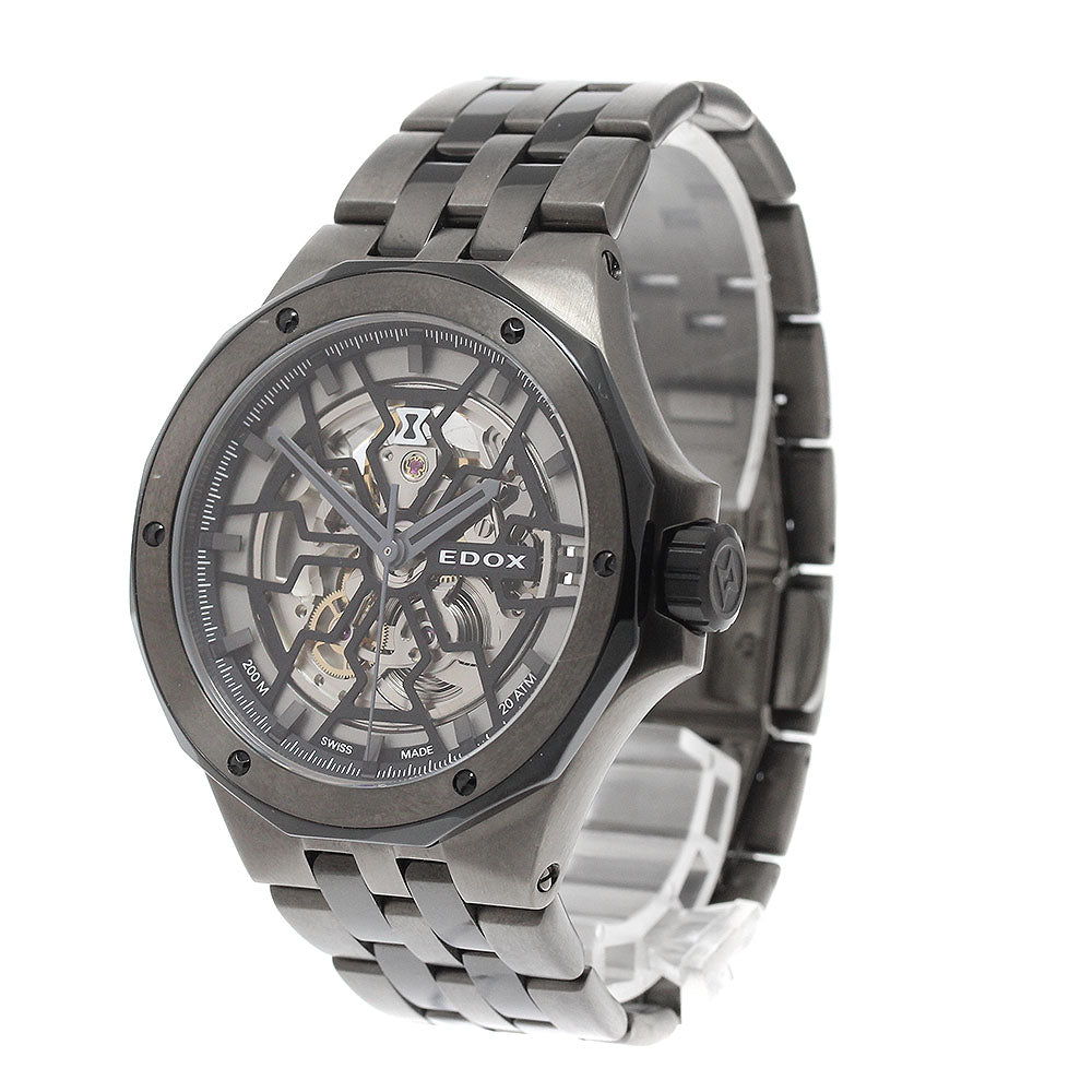 EDOX 85303 Delfin Mechano Automatic Men's Watch Excellent Condition with Warranty Card