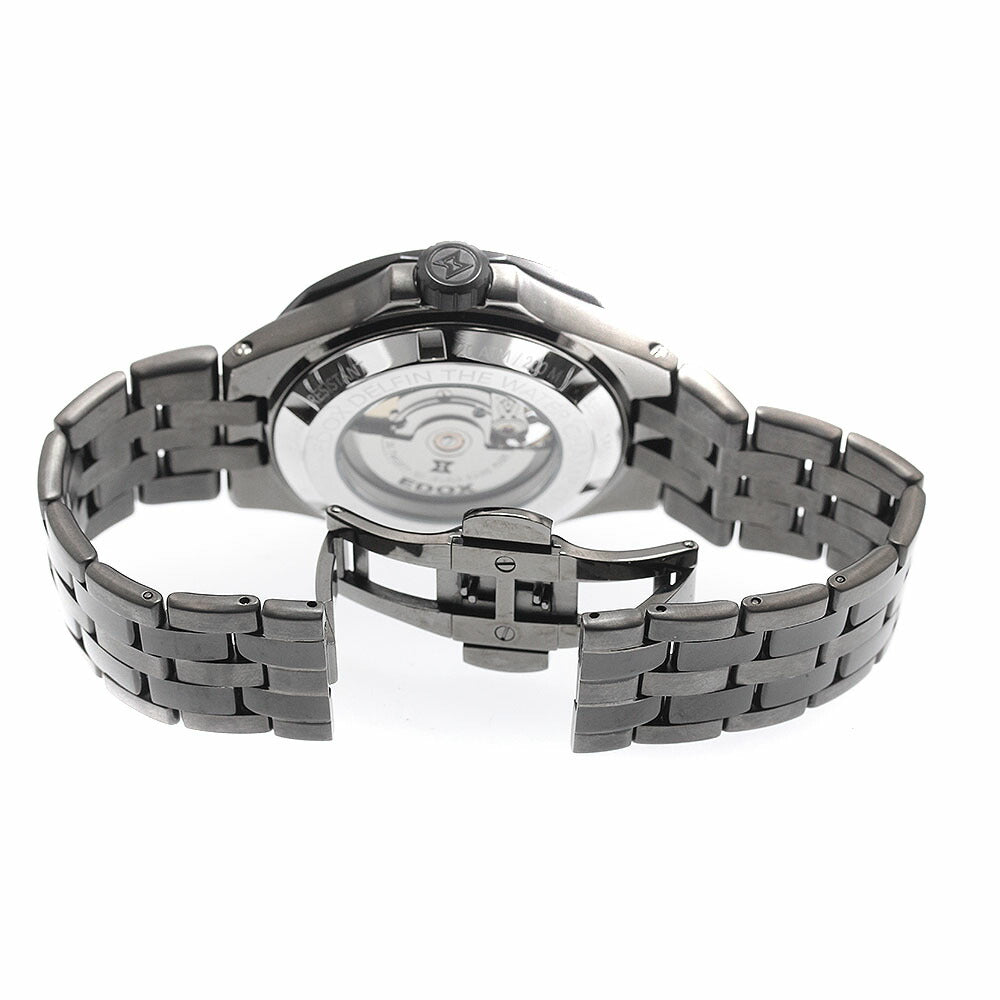 EDOX 85303 Delfin Mechano Automatic Men's Watch Excellent Condition with Warranty Card