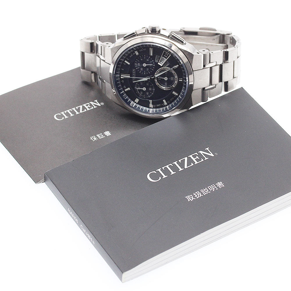 CITIZEN BY0040-51L/H610-T018050 Attesa Eco-Drive Date Solar Radio-Controlled Men's Watch with Warranty