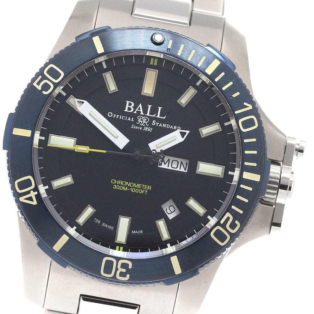 BALLWATCH DM2276A-S3CJ-BK Engineer Hydrocarbon Day-Date Automatic Men's Watch