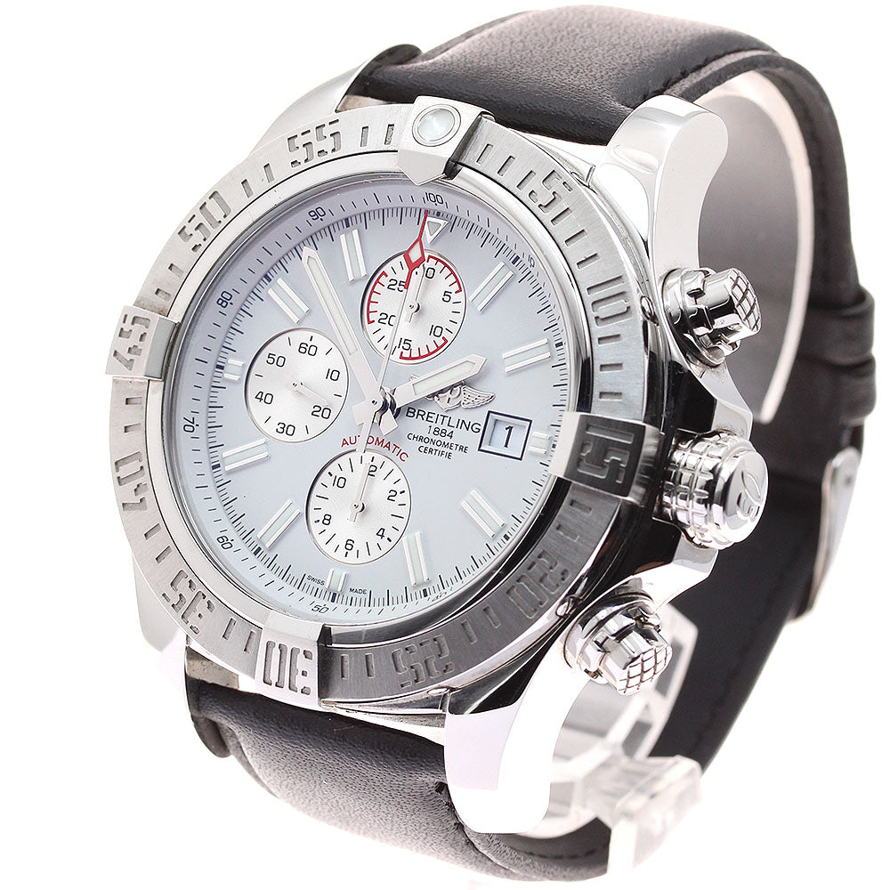 BREITLING A13371 Super Avenger II Date Chronograph Automatic Men's Watch (with box and warranty)