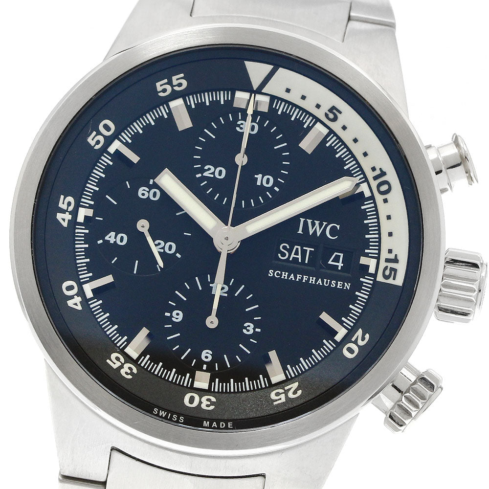 IWC SCHAFFHAUSEN IW371928 Aquatimer Chronograph Day-Date Automatic Men's Watch Excellent Condition with Warranty.