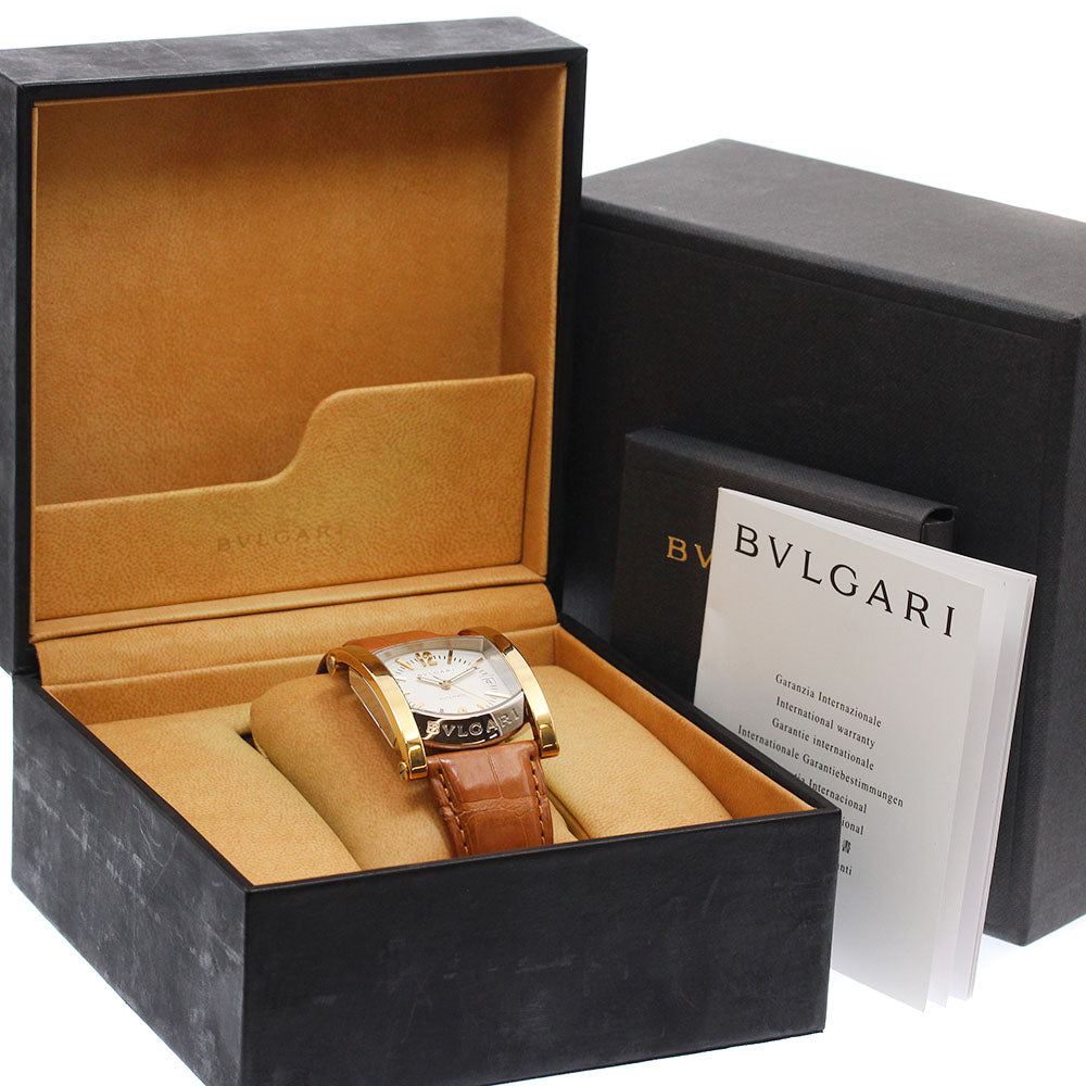 BVLGARI AA44SG Assioma Date Automatic Men's Watch with Box and Warranty Card