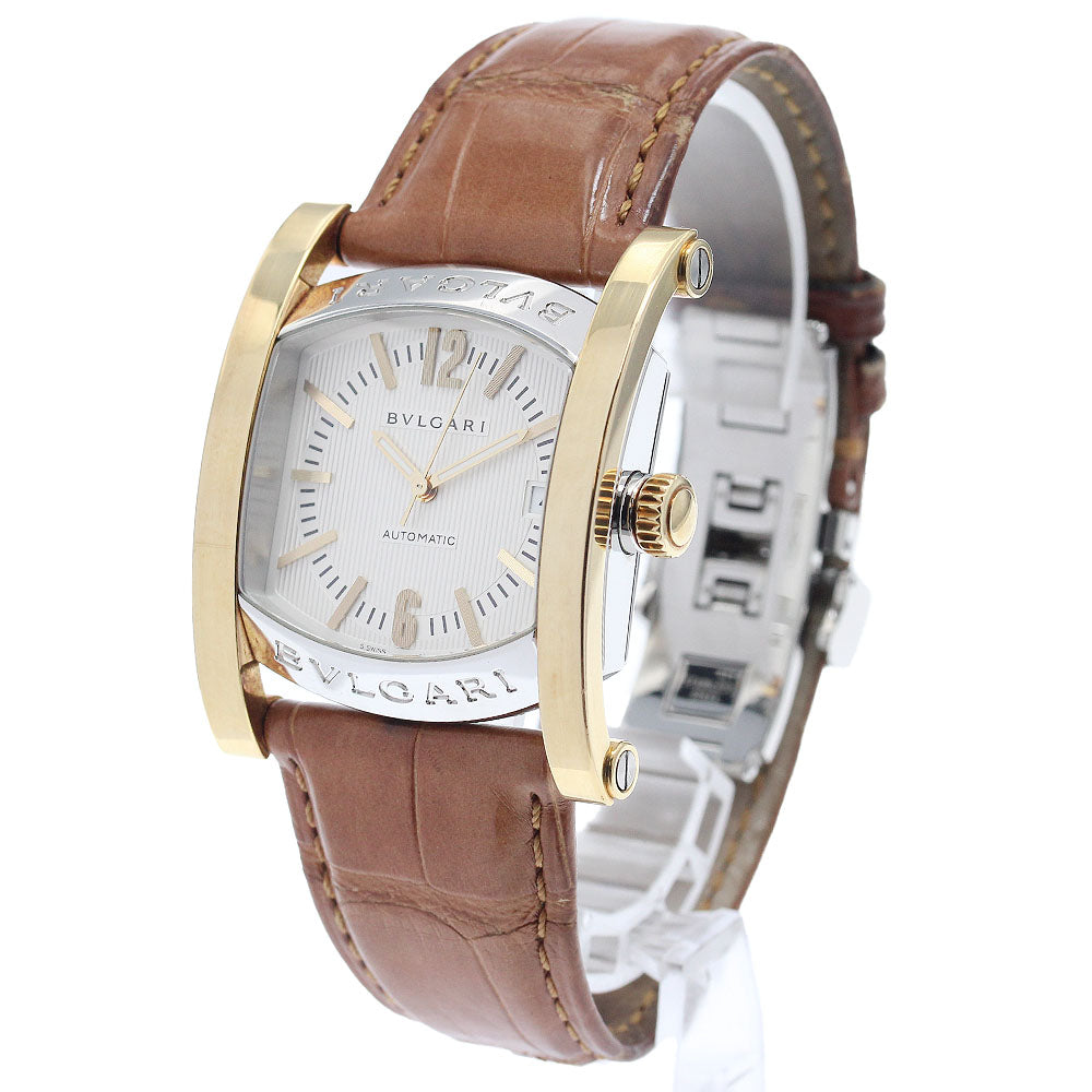BVLGARI AA44SG Assioma Date Automatic Men's Watch with Box and Warranty Card