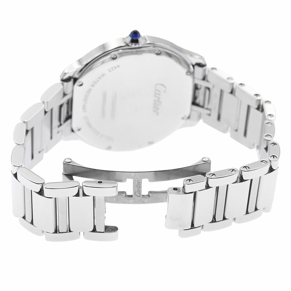 CARTIER WSRN0034 Ronde Must de 36mm Quartz Boys' Watch Excellent Condition with Box and Warranty Card