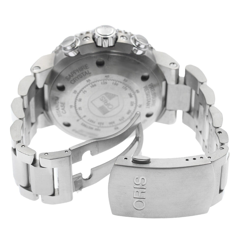 ORIS 7655-72/01 674 7655 7253-07 8 26 Aquis Date Chronograph Automatic Men's Watch