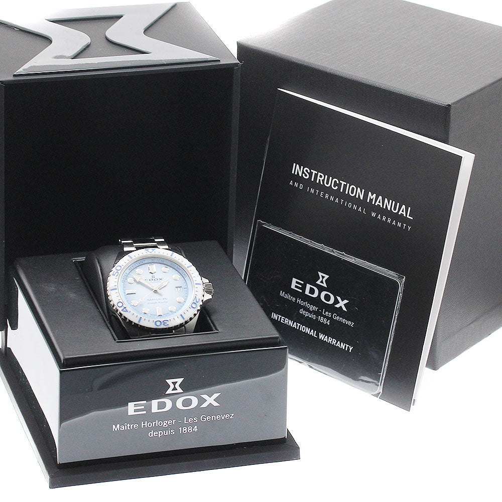 EDOX 80801 Neptunian Grande Reserve Date Automatic Men's Watch (with box and warranty)
