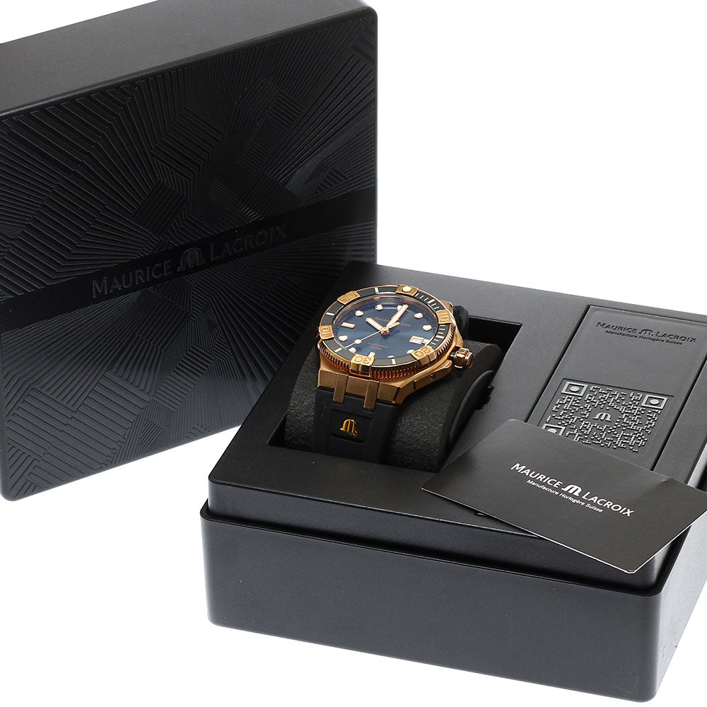 MAURICE LACROIX AI6058-BRZ0B-330-2 Icon Venturer Bronze Date Automatic Men's Watch (with box and warranty)