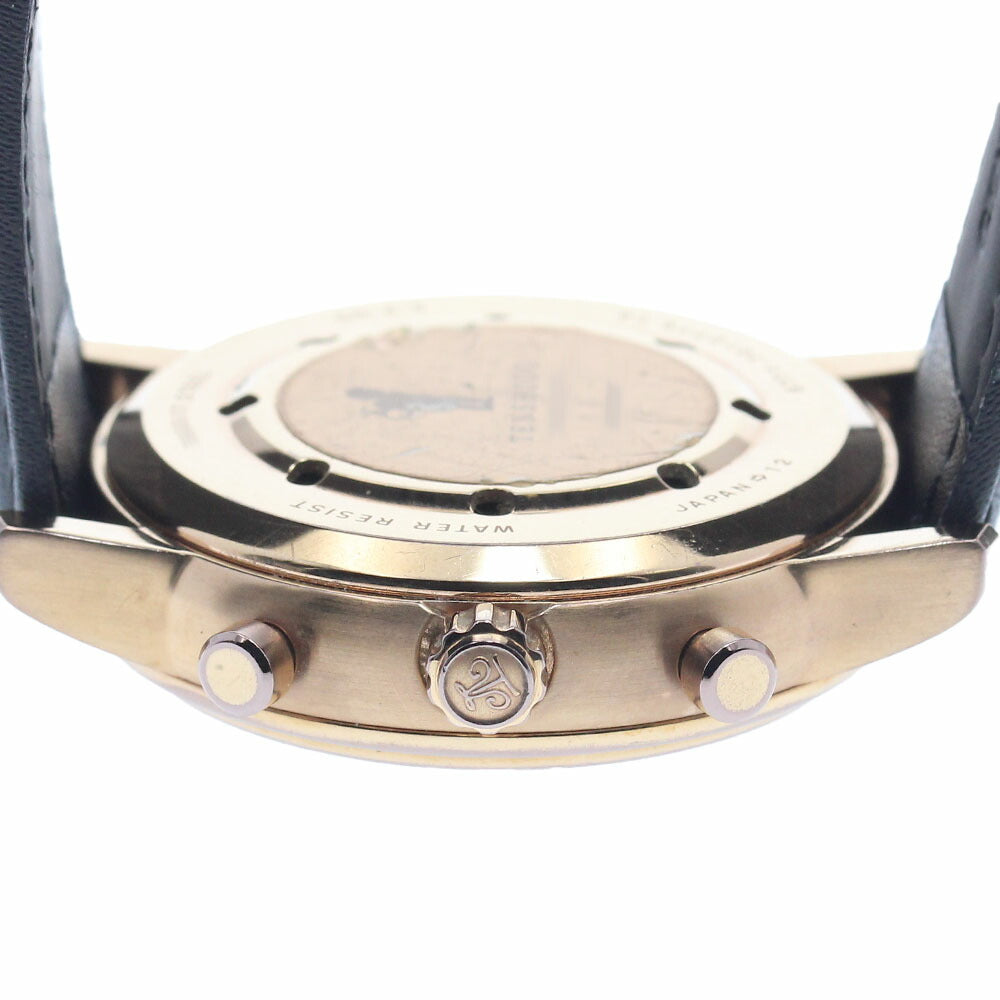 TENSHODO 6771-T012779 Grand Complication Moon Phase Triple Calendar Quartz Men's Watch