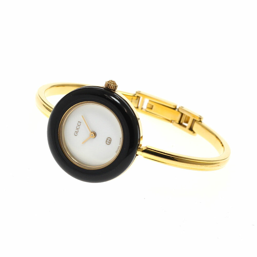 GUCCI 11/12 Changeable Bezel Quartz Ladies Watch with Inner Box