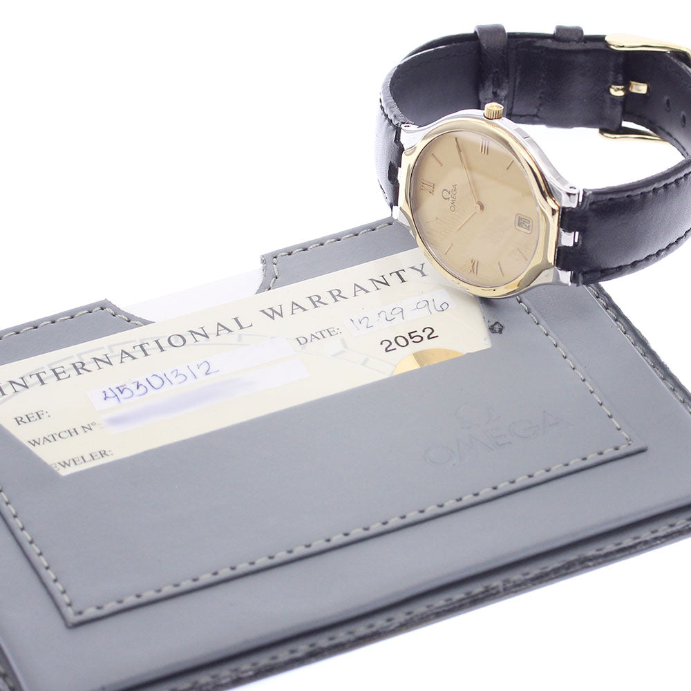 OMEGA 4530.13.12 De Ville Date Quartz Men's Watch with Warranty