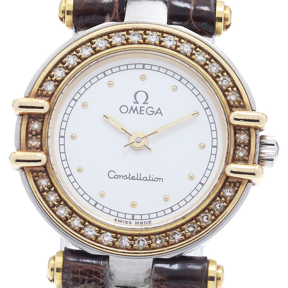 OMEGA Constellation Diamond Bezel Quartz Ladies Watch