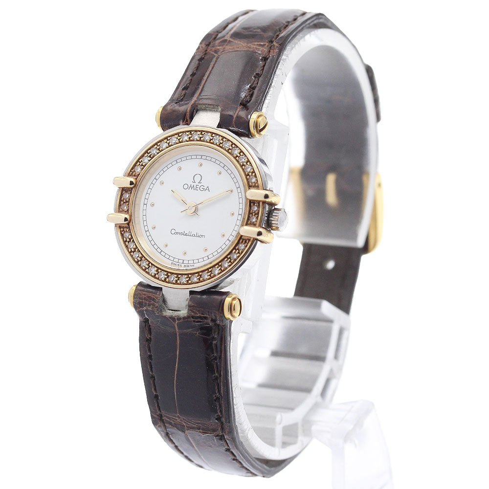 OMEGA Constellation Diamond Bezel Quartz Ladies Watch