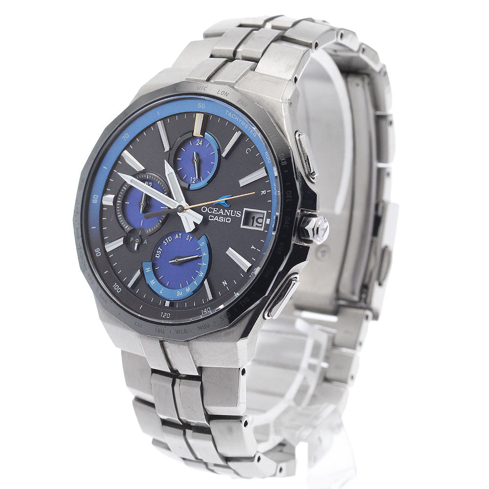 CASIO OCW-S5000E-1AJF Oceanus Manta Bluetooth Day-Date Solar Radio-Controlled Men's Watch