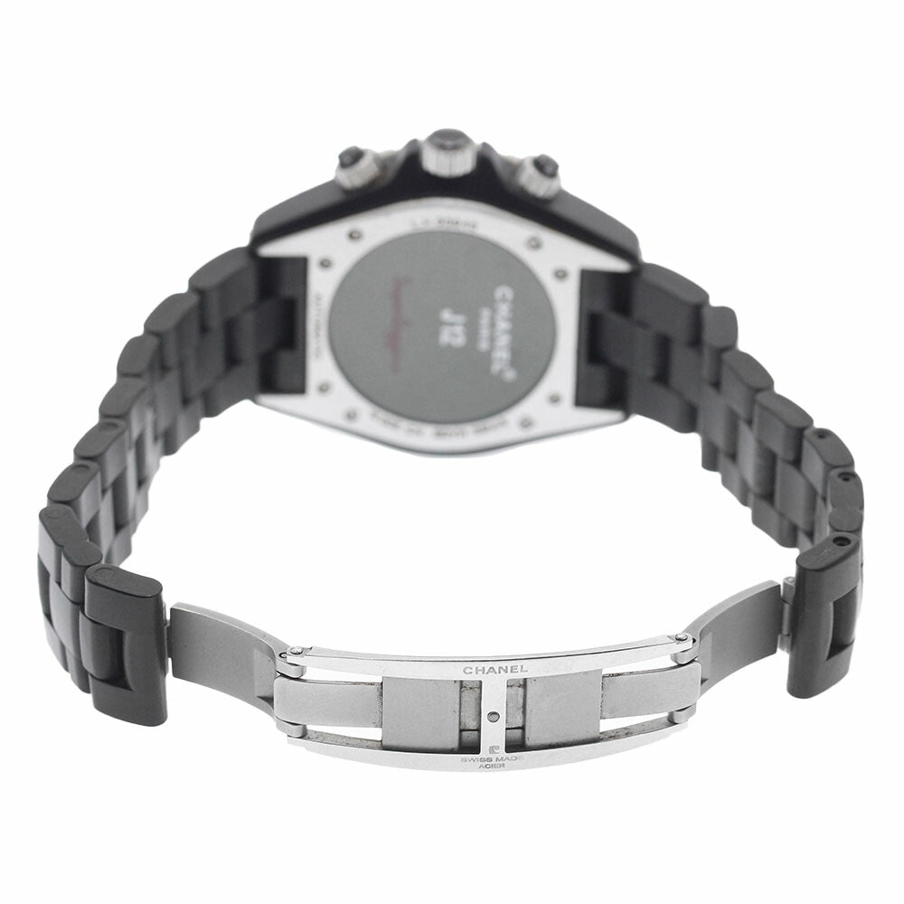 CHANEL H2039 J12 Superleggera Chronograph Date Automatic Men's Watch Excellent Condition