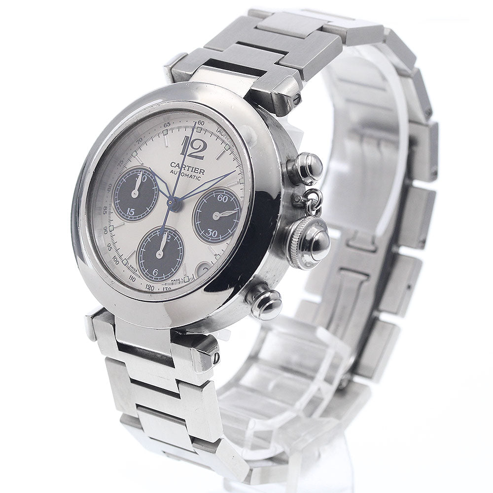 CARTIER W31048M7 Pasha C Chronograph Date Automatic Boys' Watch