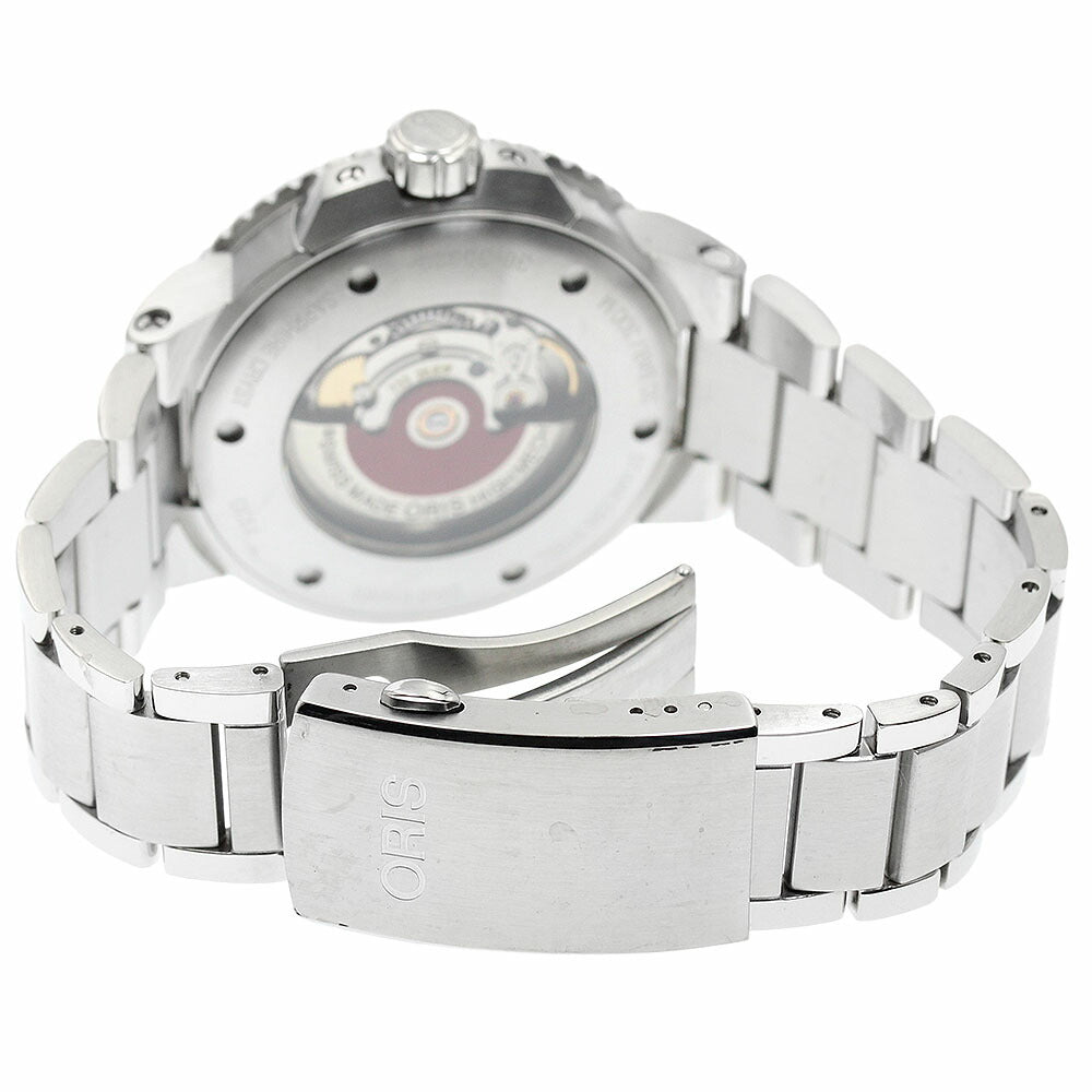 ORIS 01 733 7730 4153-07 Aquis Date Relief Automatic Men's Watch (Good Condition)