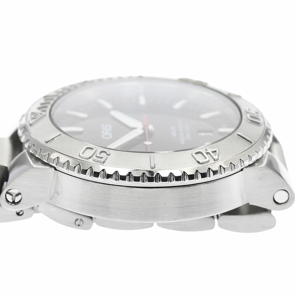 ORIS 01 733 7730 4153-07 Aquis Date Relief Automatic Men's Watch (Good Condition)