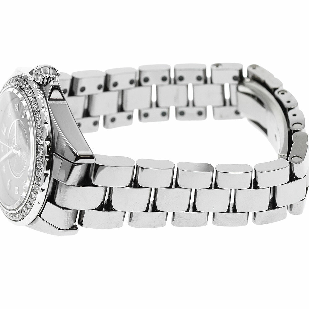 CHANEL H2565 J12 Chromatic Diamond Bezel 8P Quartz Ladies Watch (Good Condition)