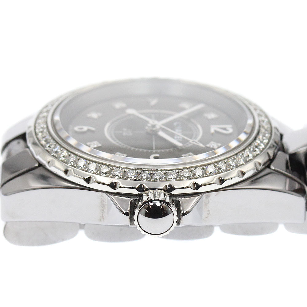 CHANEL H2565 J12 Chromatic Diamond Bezel 8P Quartz Ladies Watch (Good Condition)