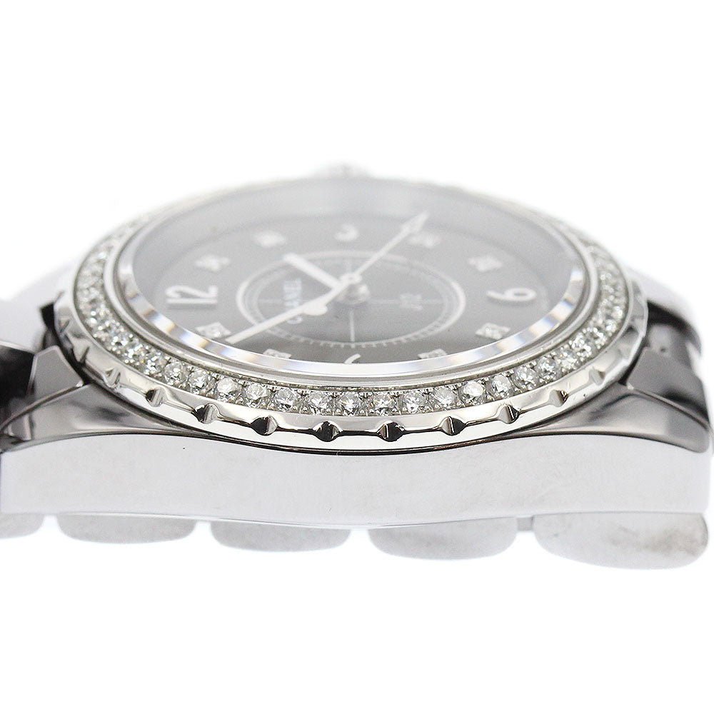 CHANEL H2565 J12 Chromatic Diamond Bezel 8P Quartz Ladies Watch (Good Condition)