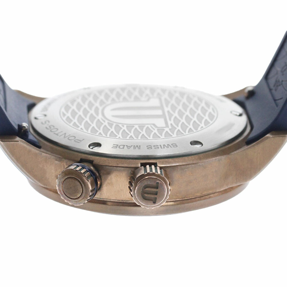 Maurice Lacroix PT6248-BRZ0B-430-4 Pontos S Diver Bronze Automatic Men's Watch Excellent Condition with Box and Warranty.