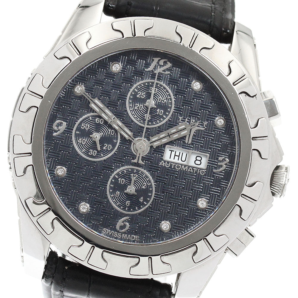 TIRET NEW YORK Chronograph 100 Chronograph Day-Date Automatic Men's Watch with Box