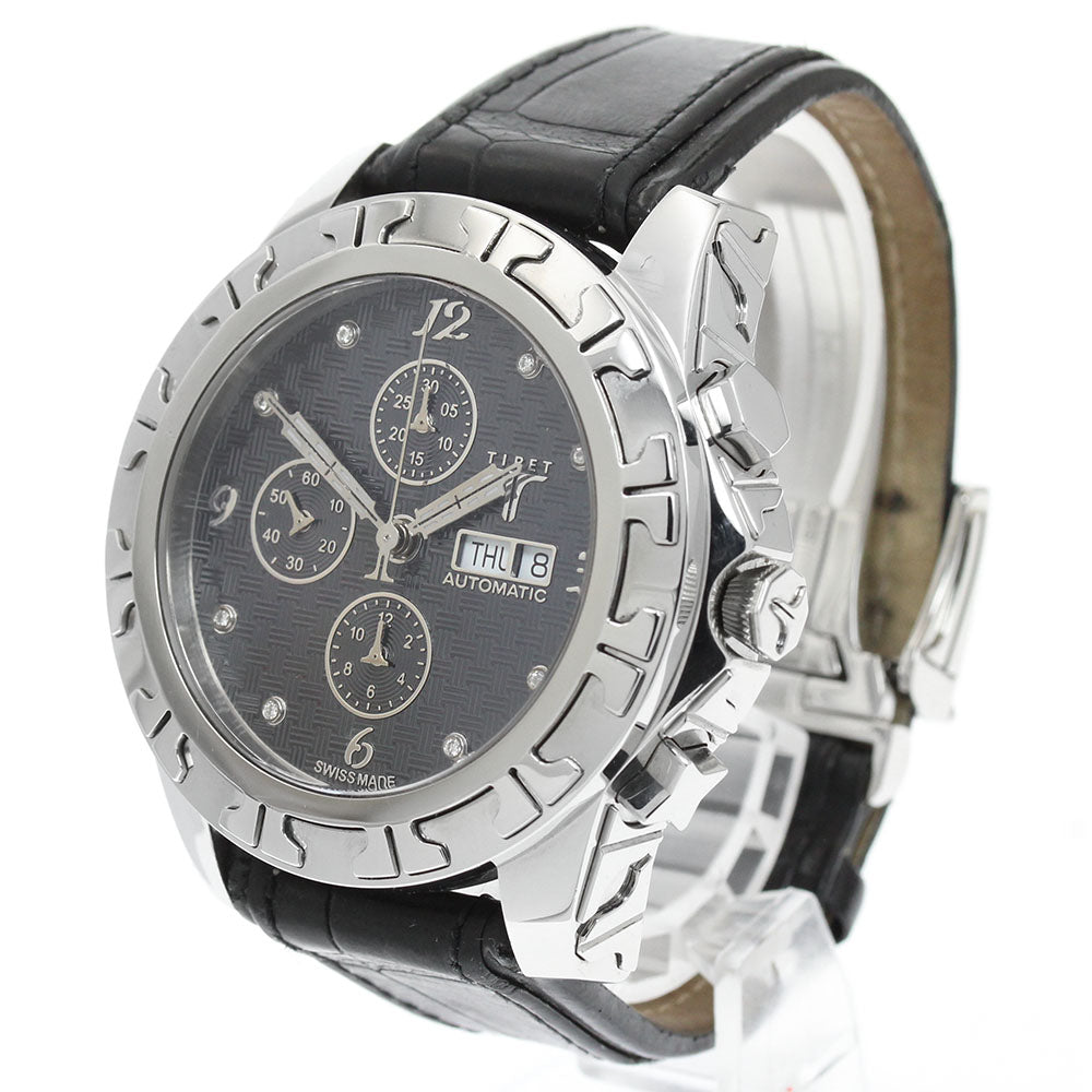 TIRET NEW YORK Chronograph 100 Chronograph Day-Date Automatic Men's Watch with Box