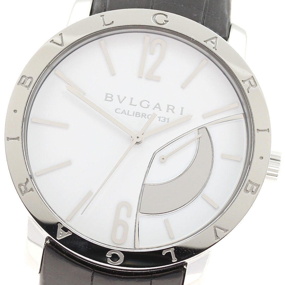 BVLGARI BB43SRM/101870 Bulgari Reserve de Marche manual winding men's watch excellent condition with warranty.