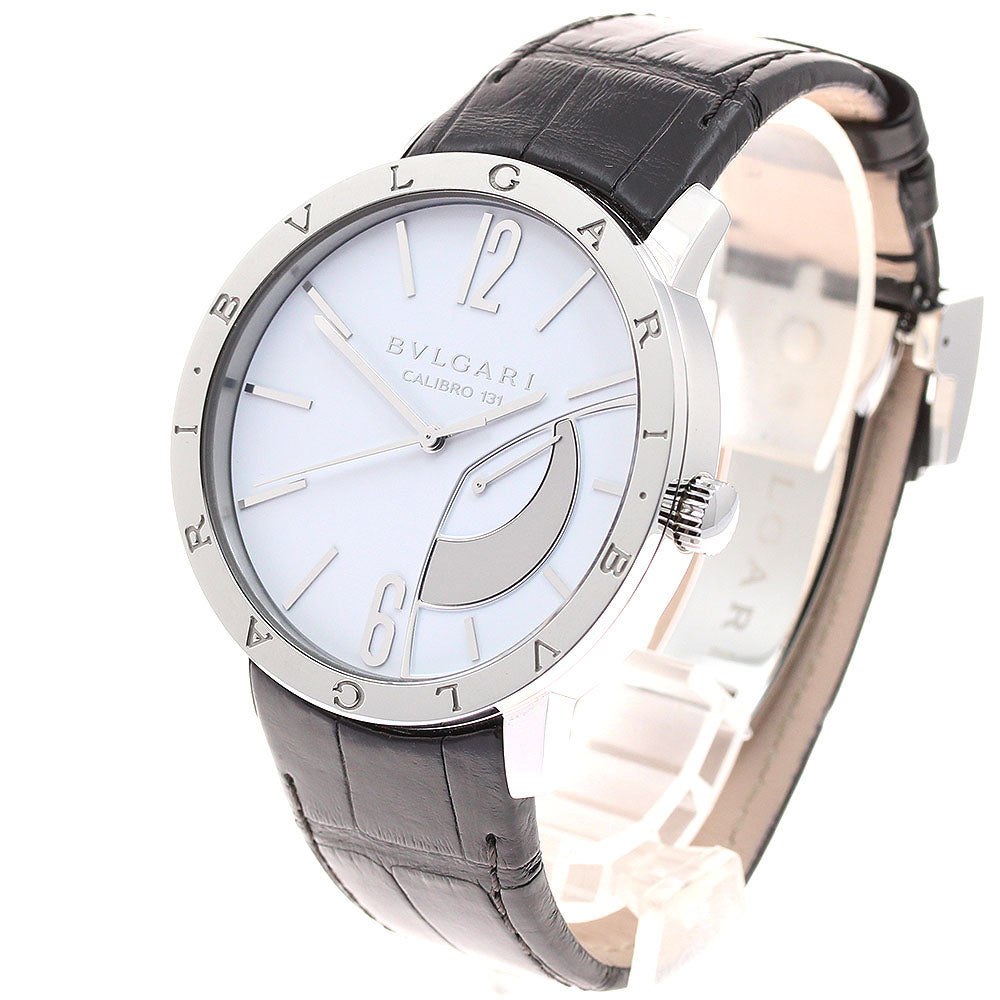 BVLGARI BB43SRM/101870 Bulgari Reserve de Marche manual winding men's watch excellent condition with warranty.