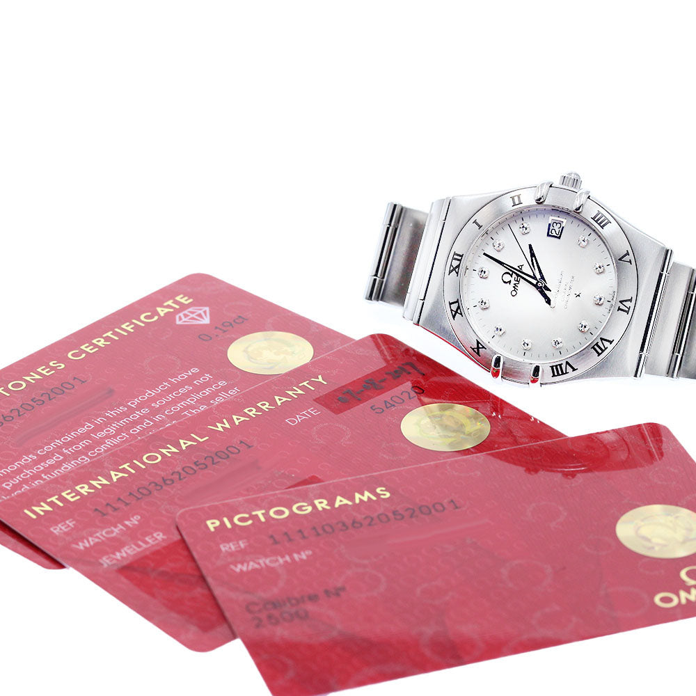 OMEGA 111.10.36.20.52.001 Constellation 160th Anniversary Edition 11-Diamond Automatic Men's Watch Excellent Condition with Warranty.