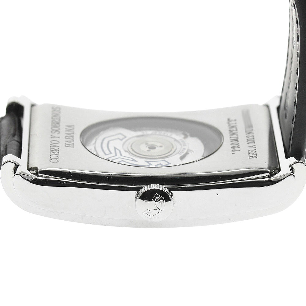 CUERVO Y SOBRINOS A1012 Havana Prominente Date Automatic Men's Watch with Warranty Card