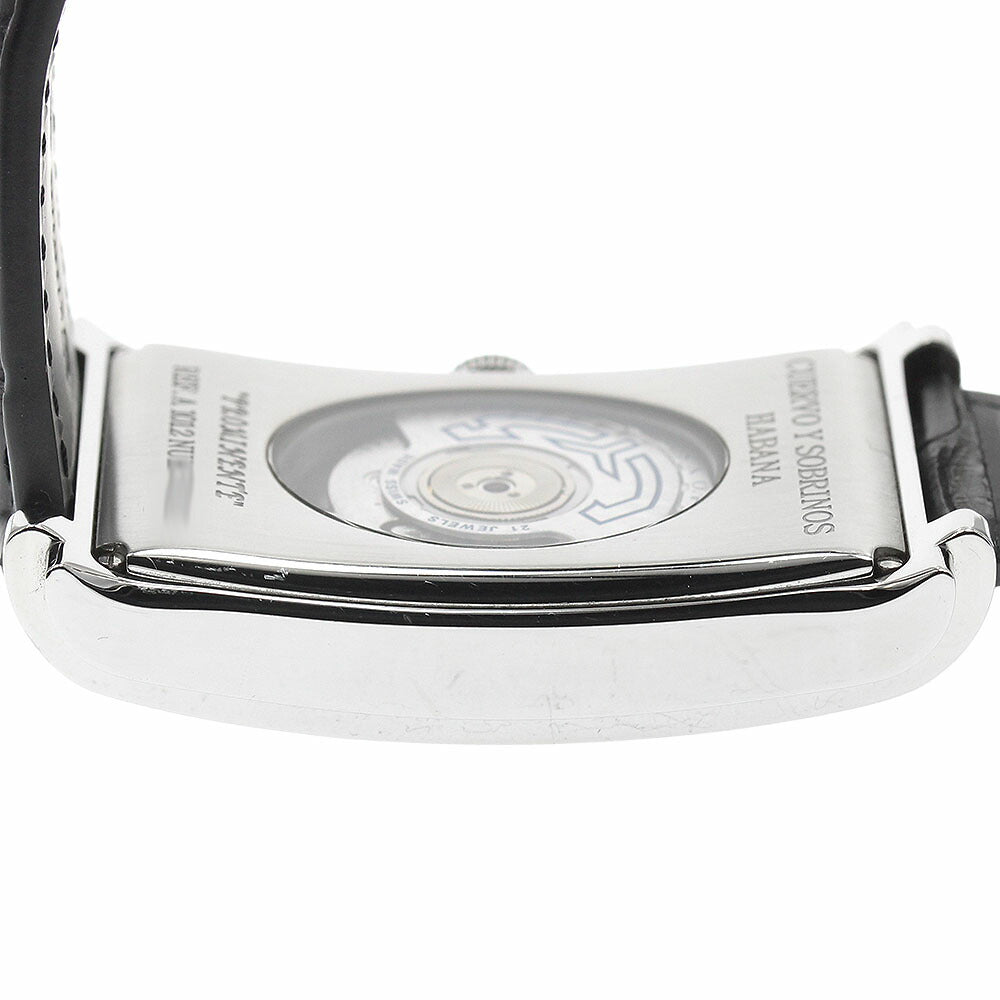 CUERVO Y SOBRINOS A1012 Havana Prominente Date Automatic Men's Watch with Warranty Card