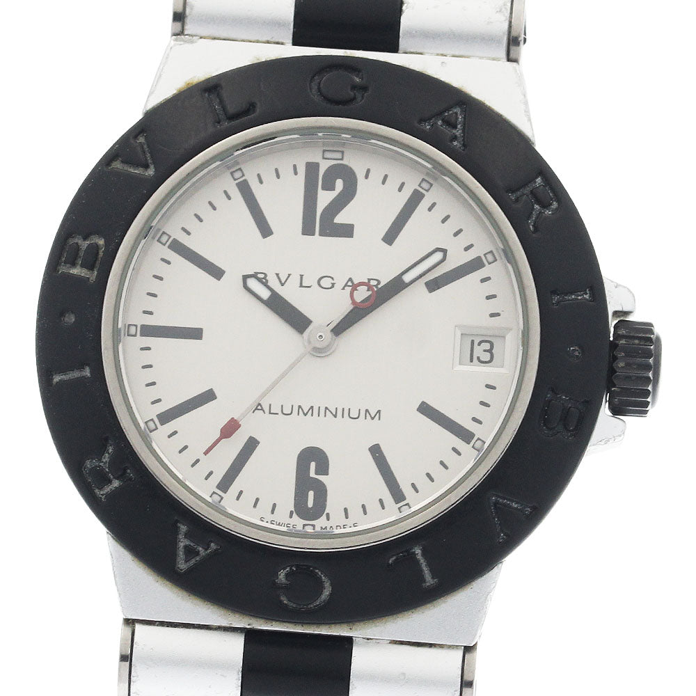 BVLGARI AL32TA Aluminum Date Quartz Boys' Watch