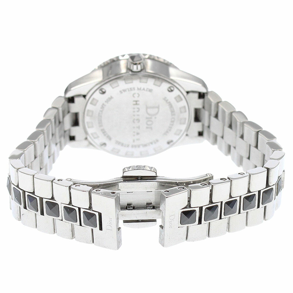 Dior CD112116 Crystal Diamond Bezel 16P Diamond Quartz Women's Watch