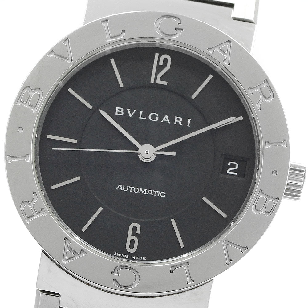 BVLGARI BB33SS Bulgari Date Automatic Men's Watch with Box and Warranty Card