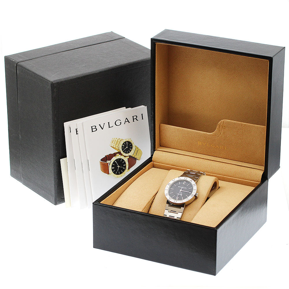BVLGARI BB33SS Bulgari Date Automatic Men's Watch with Box and Warranty Card