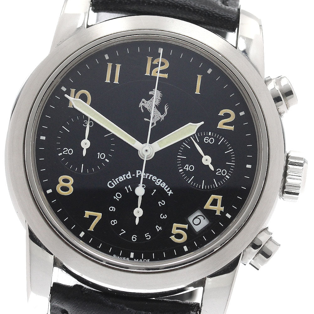GIRARD PERREGAUX 8020 Ferrari Chronograph Date Automatic Men's Watch (Good Condition)