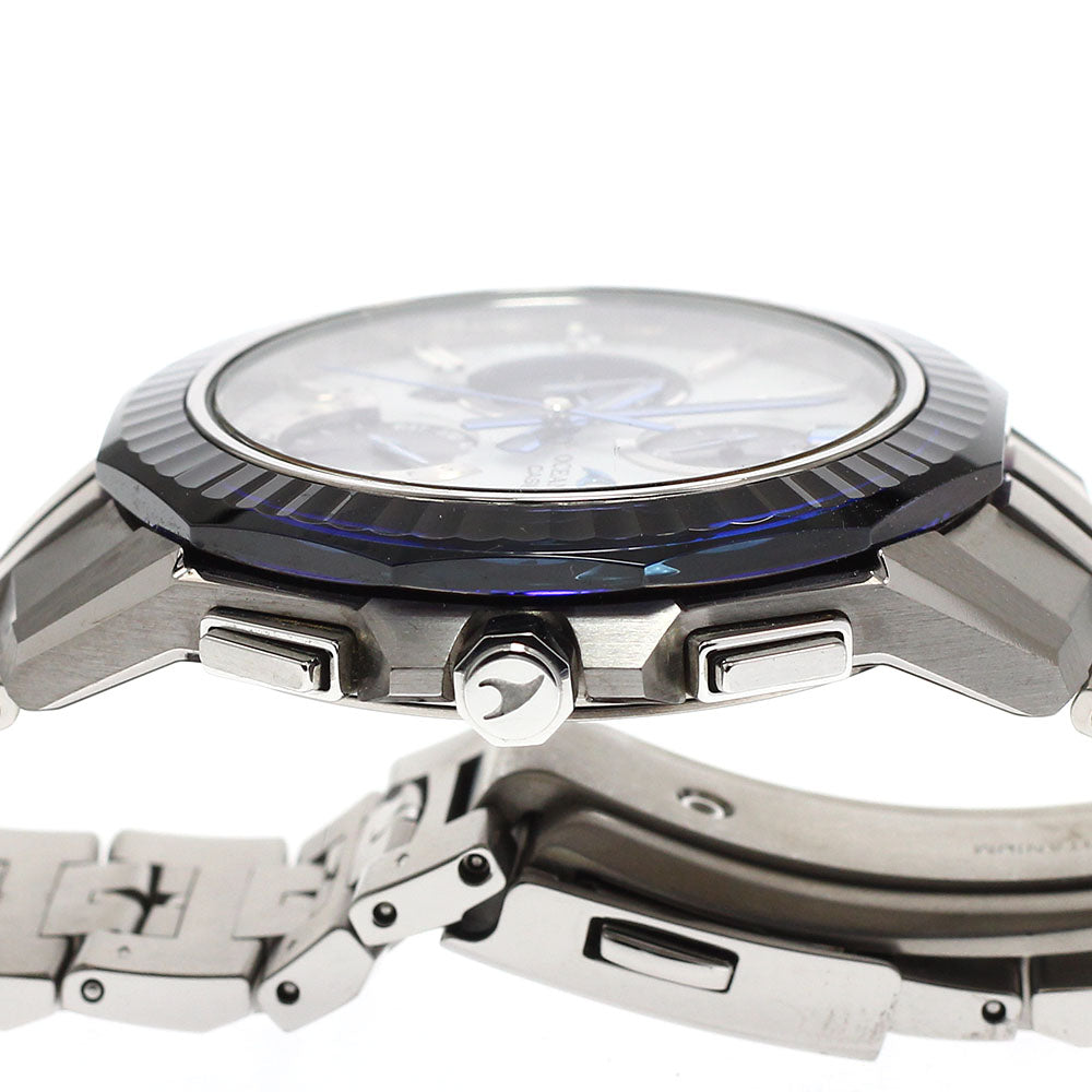 CASIO OCW-S6000PB-7AJR Oceanus CASIO WATCH Partner Shop Model Day-Date Solar Radio-Controlled Men's Watch Excellent Condition with Inner Box